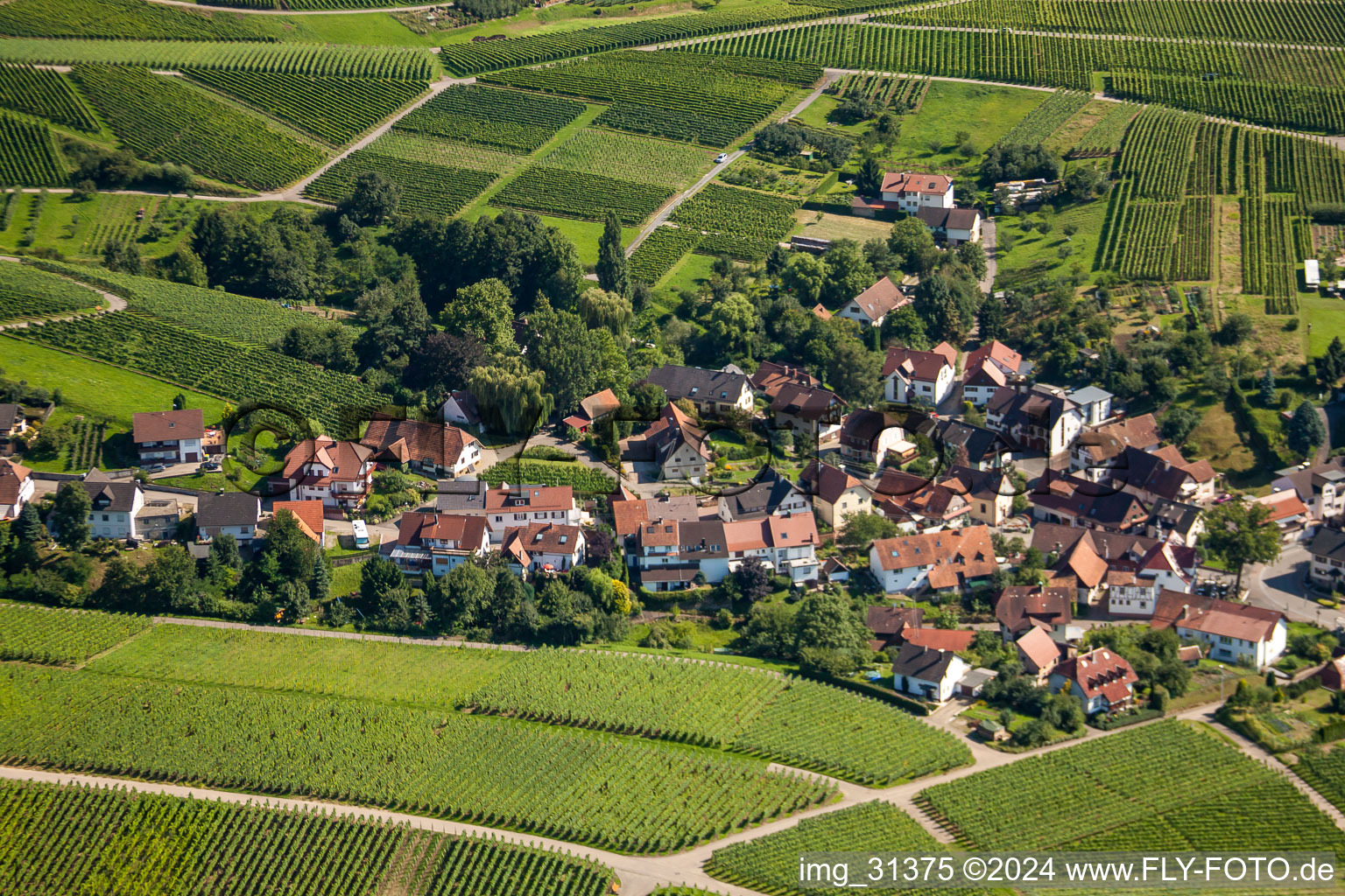 Vue aérienne de Affental dans le département Bade-Wurtemberg, Allemagne