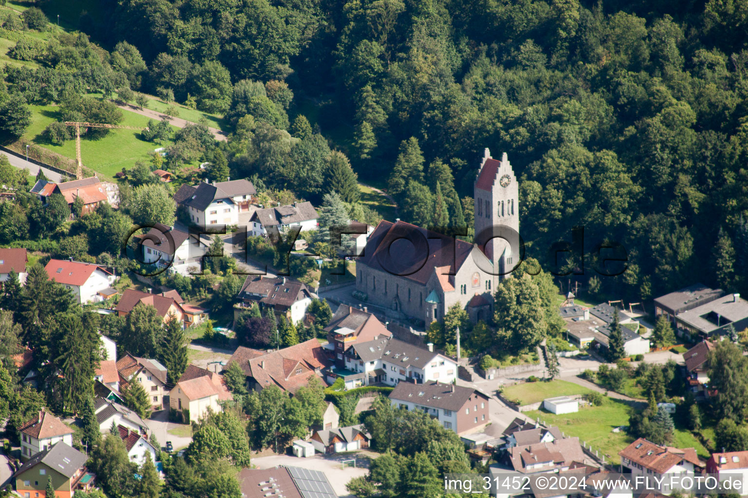 Vue aérienne de Château de Windeck à Ottersweier dans le département Bade-Wurtemberg, Allemagne