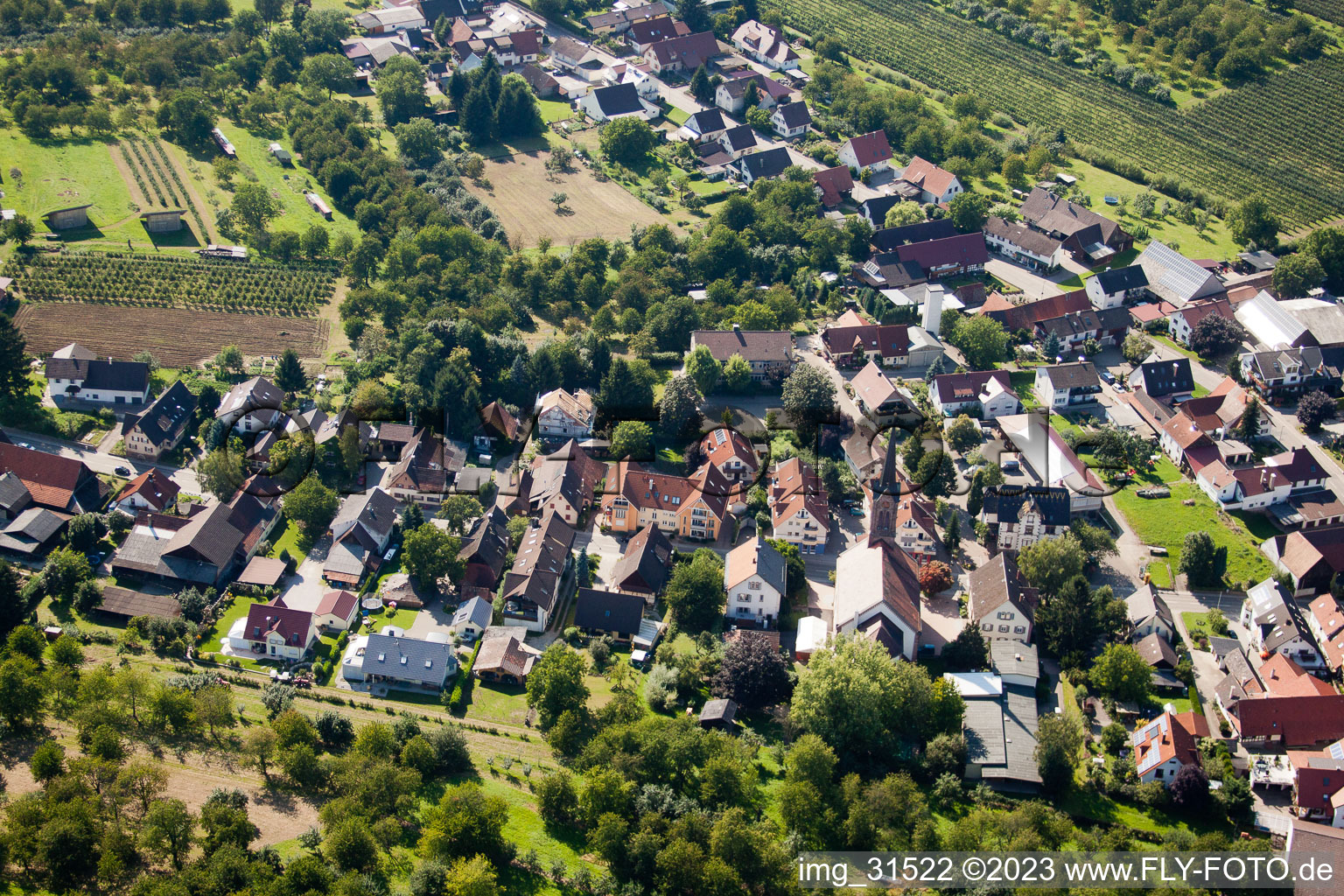 Photographie aérienne de Quartier Mösbach in Achern dans le département Bade-Wurtemberg, Allemagne