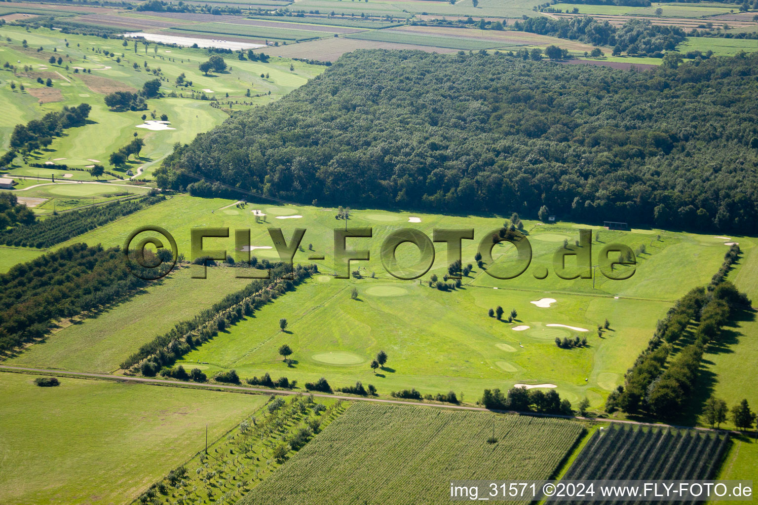 Vue oblique de Club de golf Urloffen e. v à le quartier Urloffen in Appenweier dans le département Bade-Wurtemberg, Allemagne