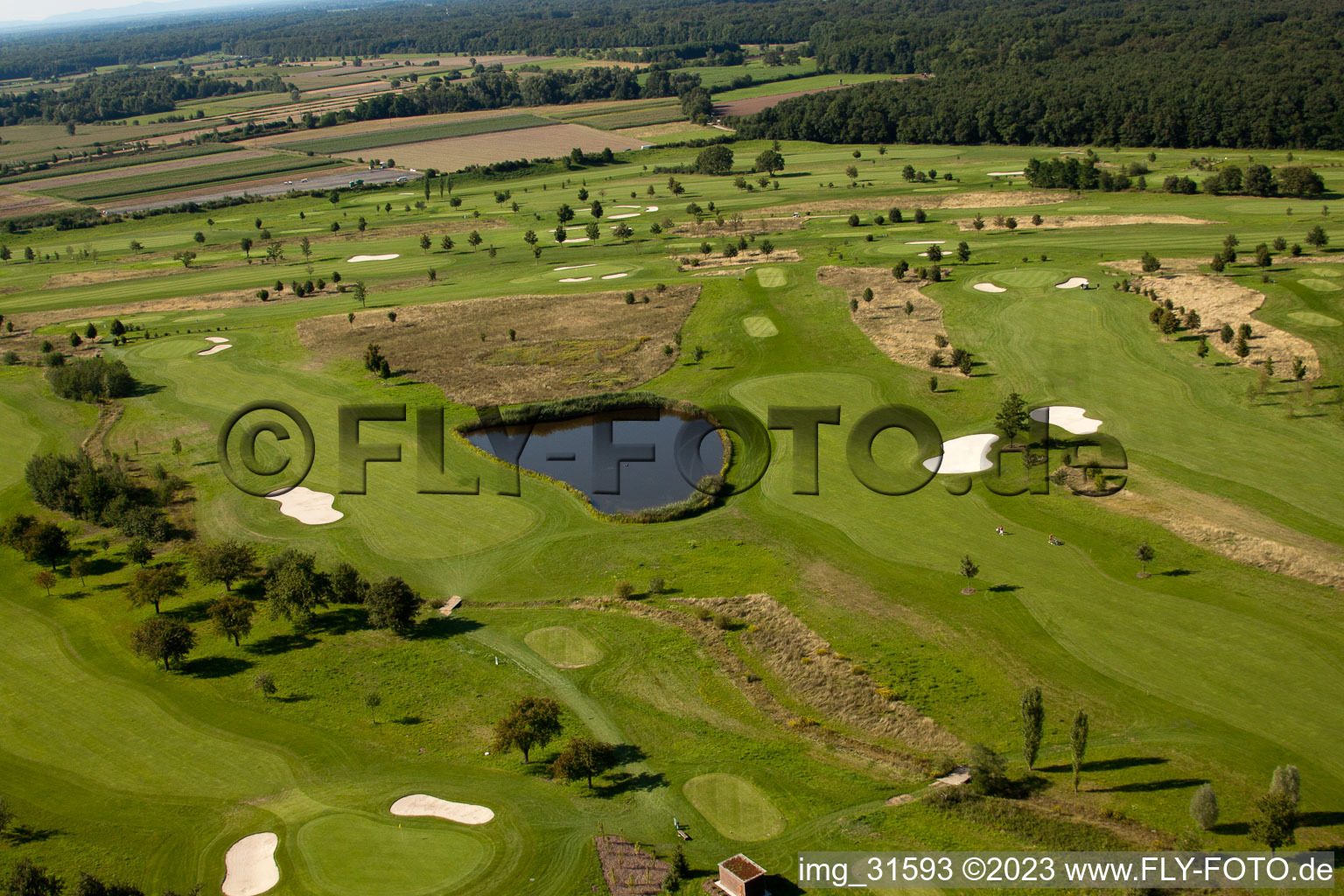 Club de golf Urloffen e. v à le quartier Urloffen in Appenweier dans le département Bade-Wurtemberg, Allemagne hors des airs