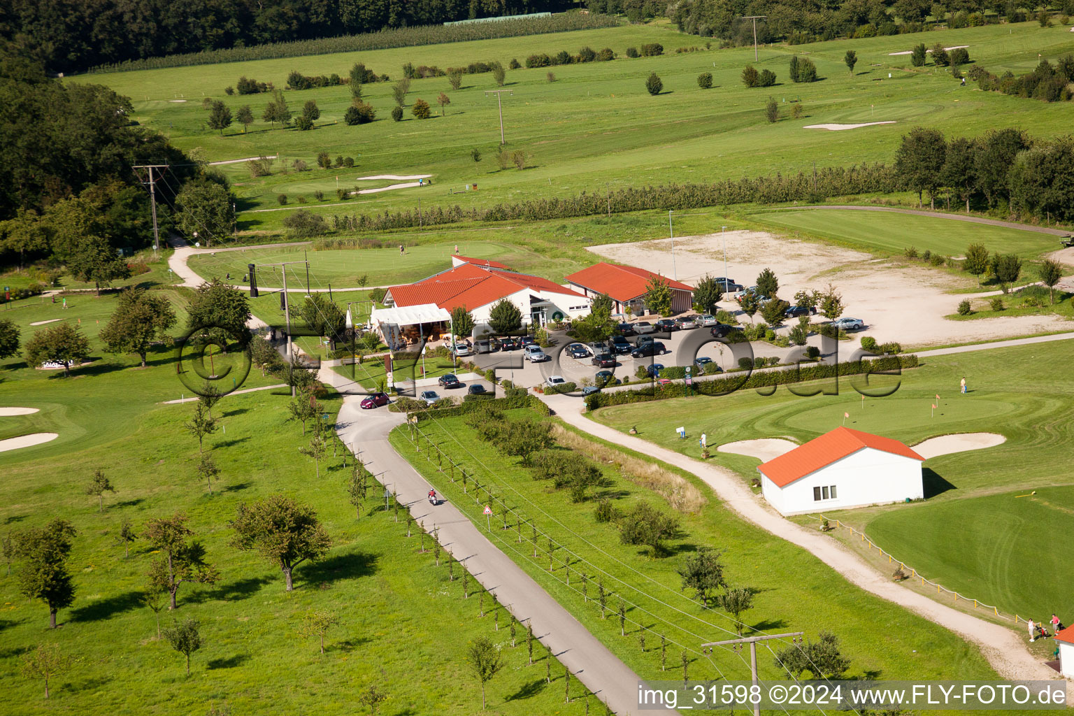 Club de golf Urloffen e. v à le quartier Urloffen in Appenweier dans le département Bade-Wurtemberg, Allemagne vue d'en haut