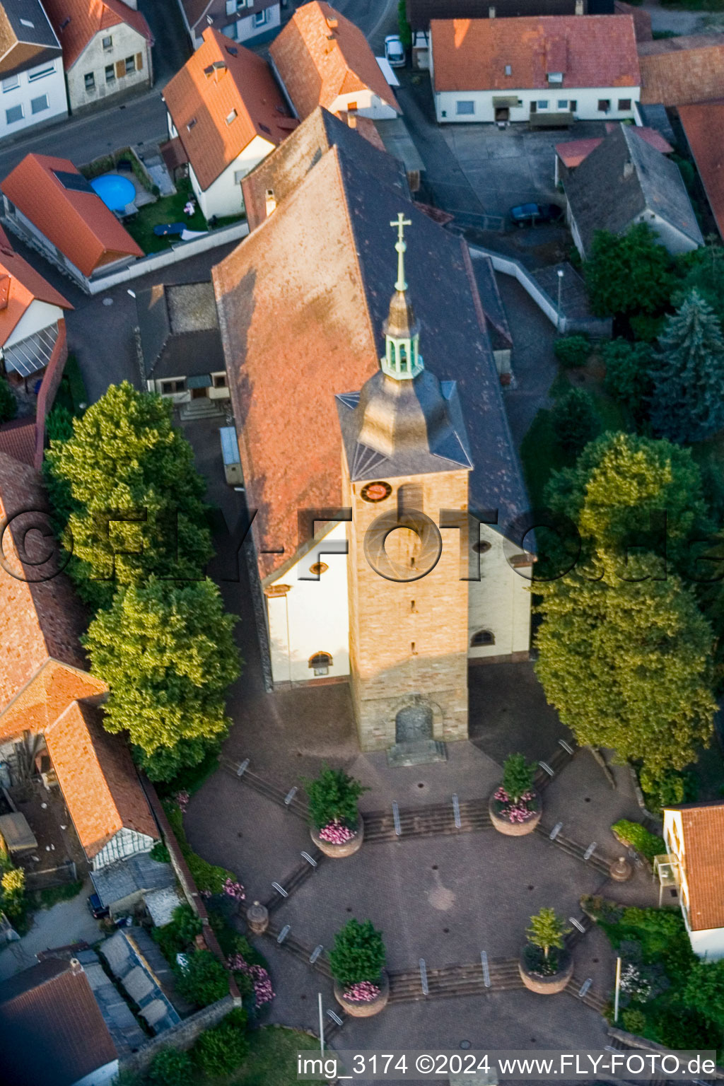 Photographie aérienne de Steinfeld dans le département Rhénanie-Palatinat, Allemagne