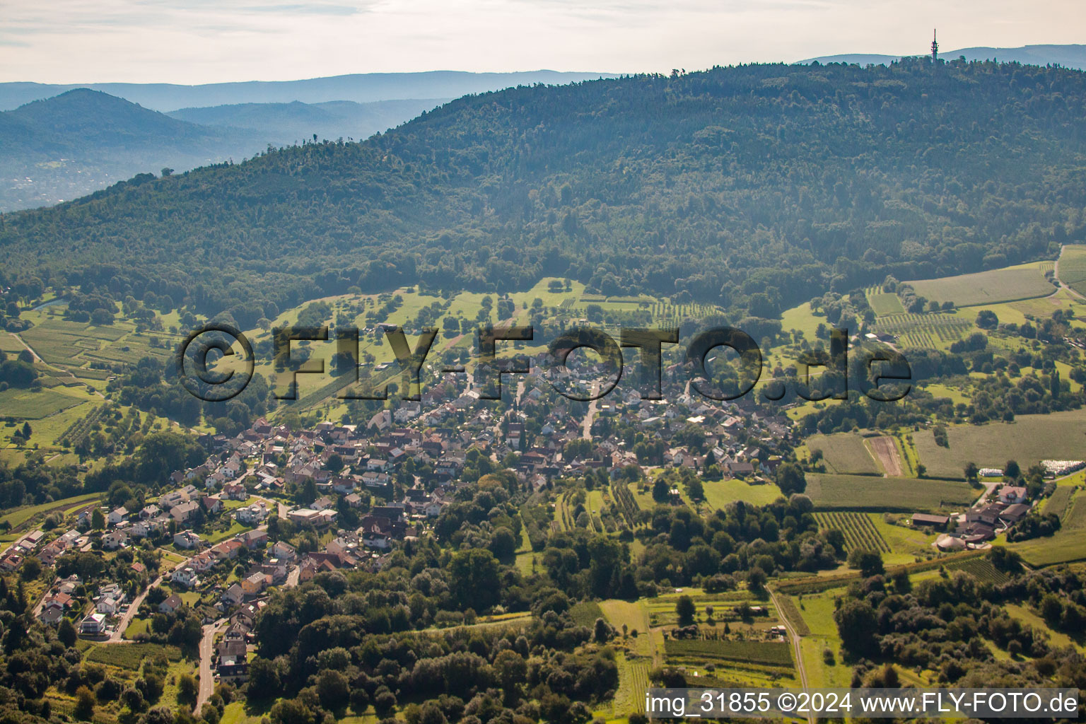 Vue aérienne de Quartier Winden in Sinzheim dans le département Bade-Wurtemberg, Allemagne