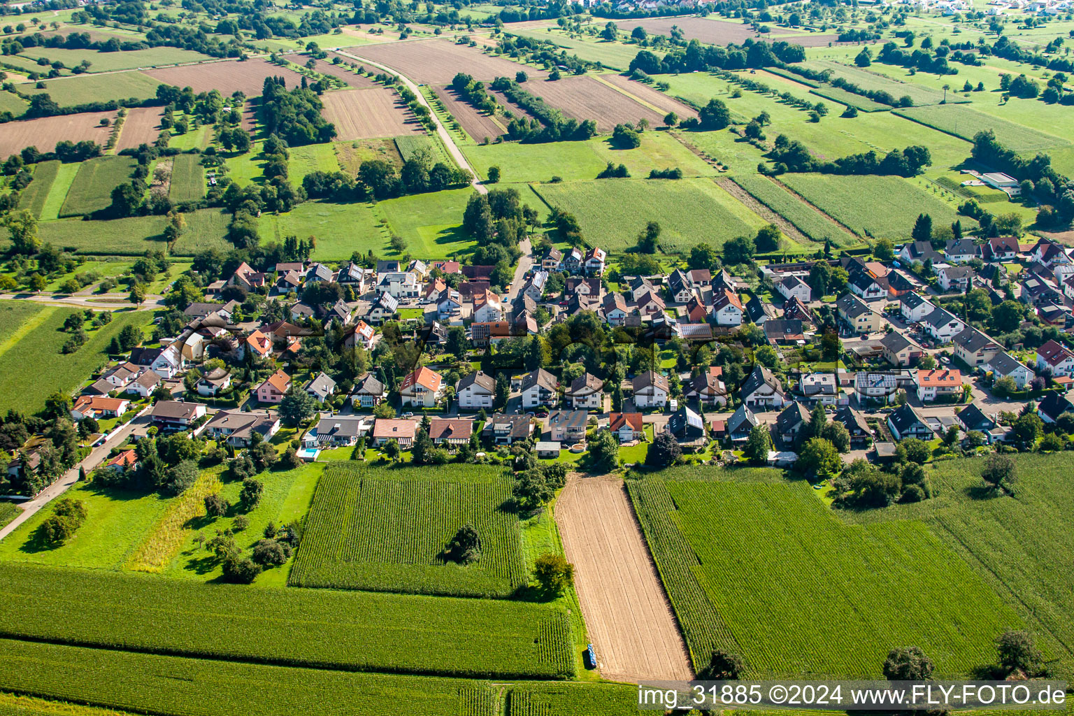 Enregistrement par drone de Quartier Förch in Rastatt dans le département Bade-Wurtemberg, Allemagne