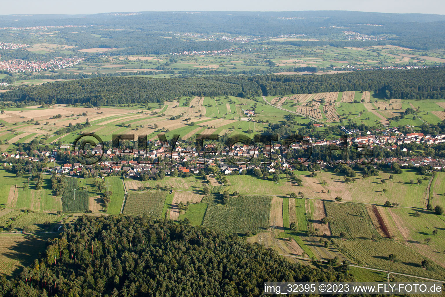 Photographie aérienne de Quartier Auerbach in Karlsbad dans le département Bade-Wurtemberg, Allemagne