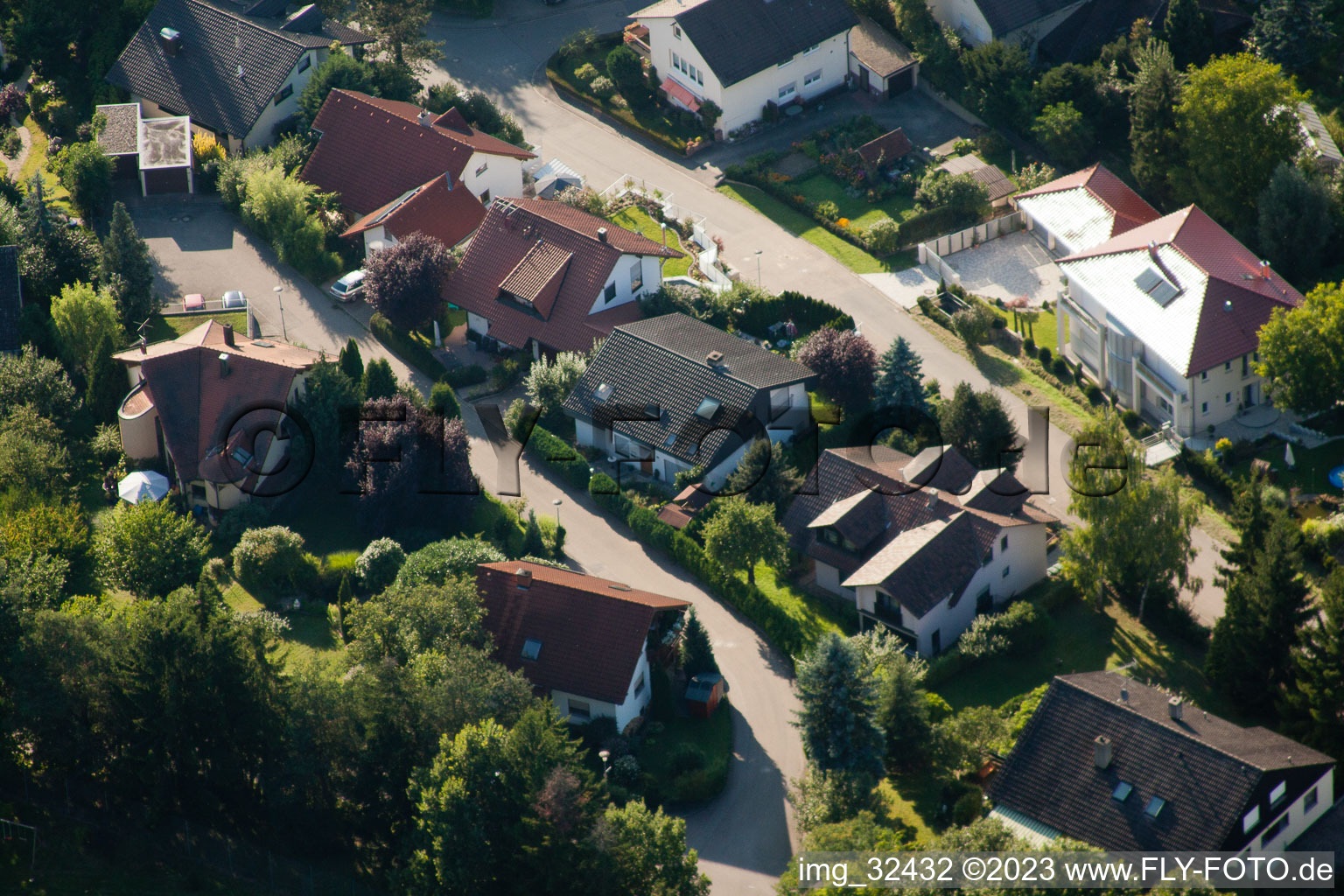 Photographie aérienne de Keltern dans le département Bade-Wurtemberg, Allemagne