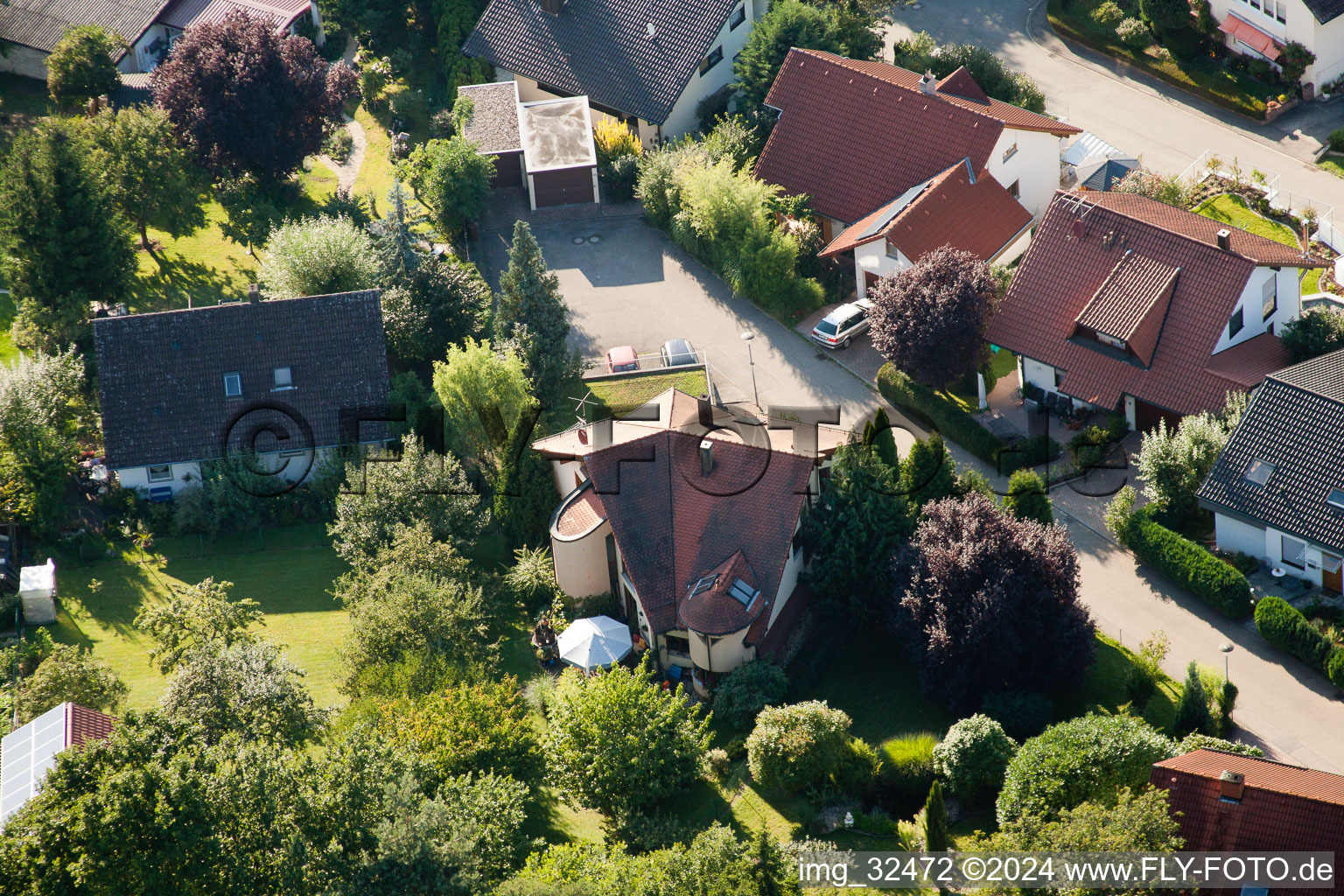 Photographie aérienne de Keltern dans le département Bade-Wurtemberg, Allemagne