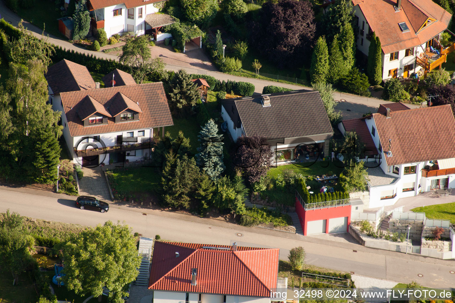 Photographie aérienne de Keltern dans le département Bade-Wurtemberg, Allemagne