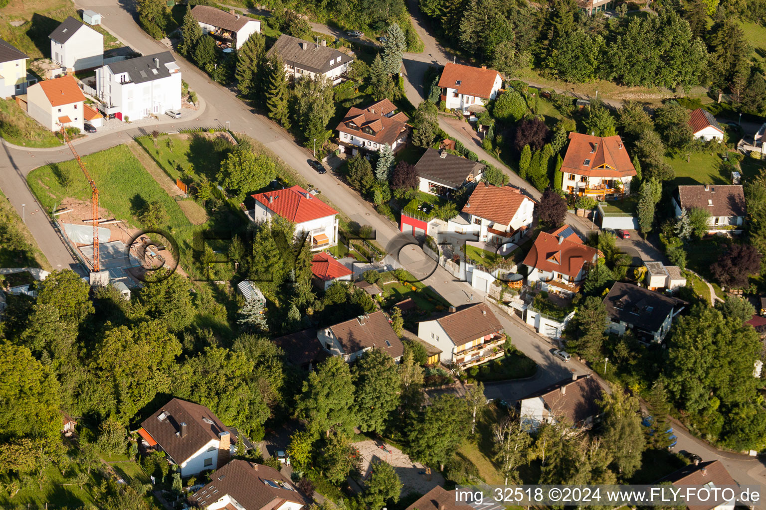 Keltern dans le département Bade-Wurtemberg, Allemagne vue du ciel