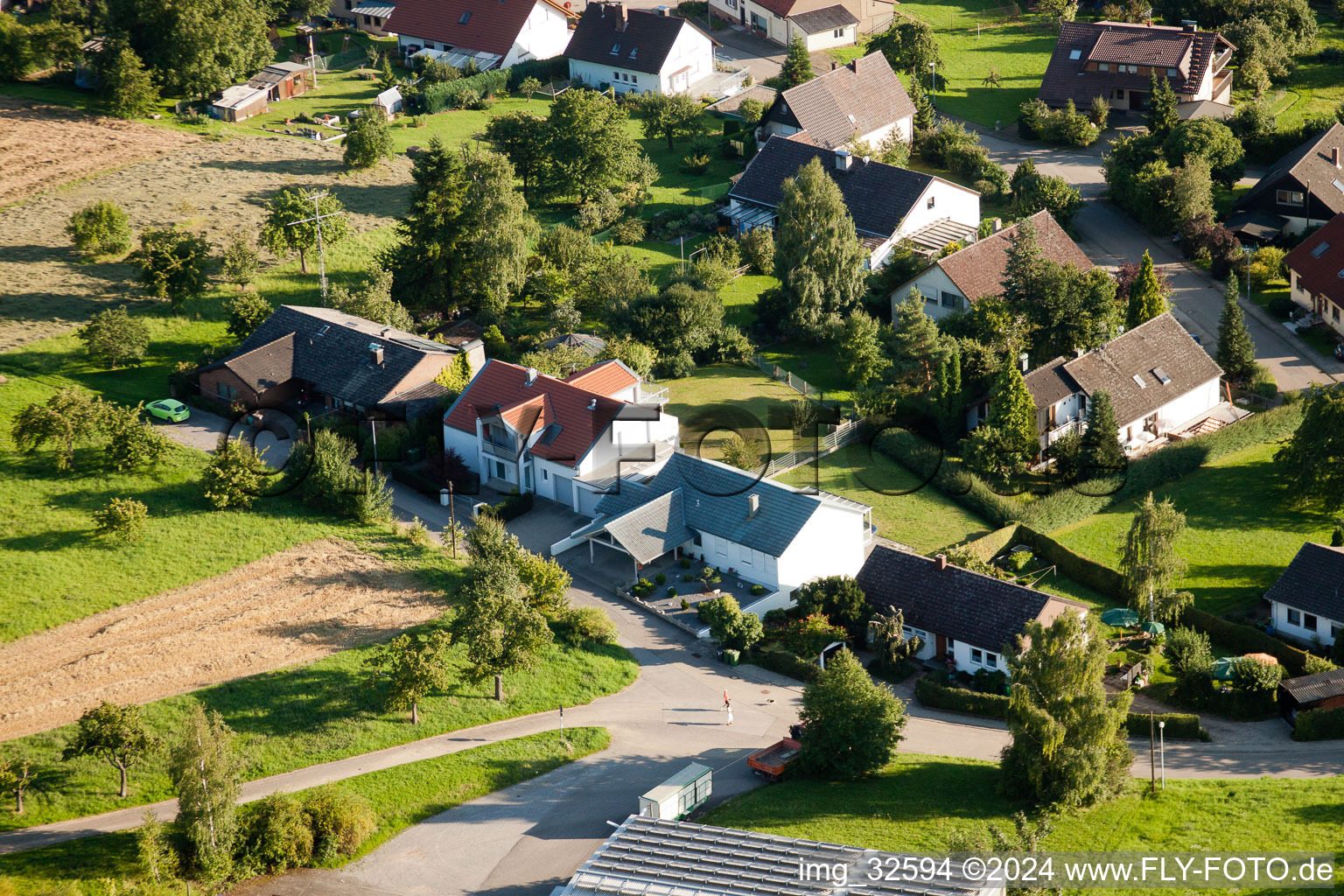 Image drone de Quartier Obernhausen in Birkenfeld dans le département Bade-Wurtemberg, Allemagne