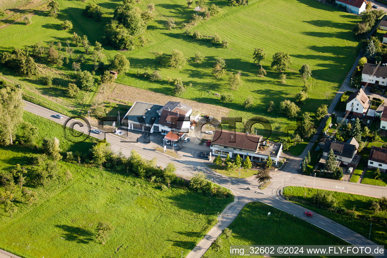 Quartier Obernhausen in Birkenfeld dans le département Bade-Wurtemberg, Allemagne d'en haut