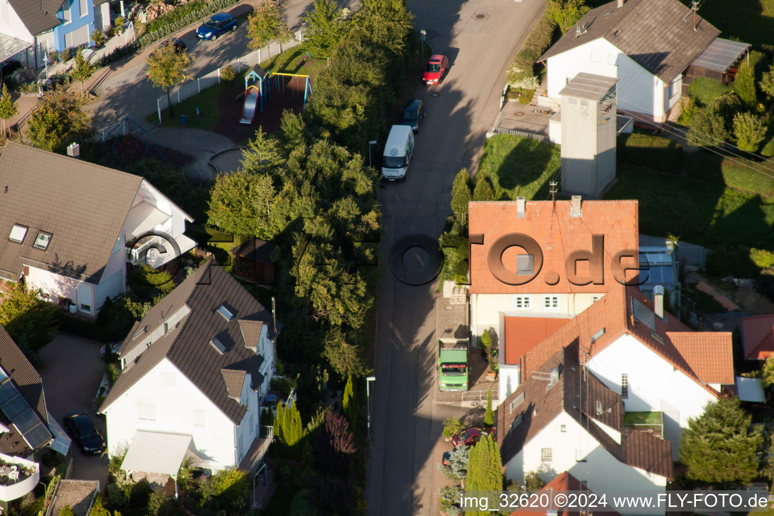 Quartier Gräfenhausen in Birkenfeld dans le département Bade-Wurtemberg, Allemagne hors des airs