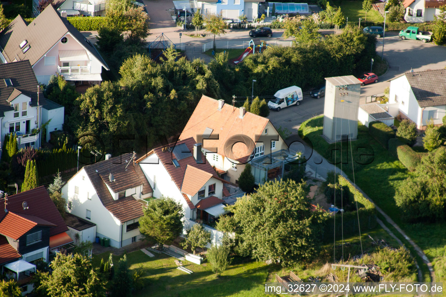 Gräfenhausen dans le département Bade-Wurtemberg, Allemagne vue du ciel