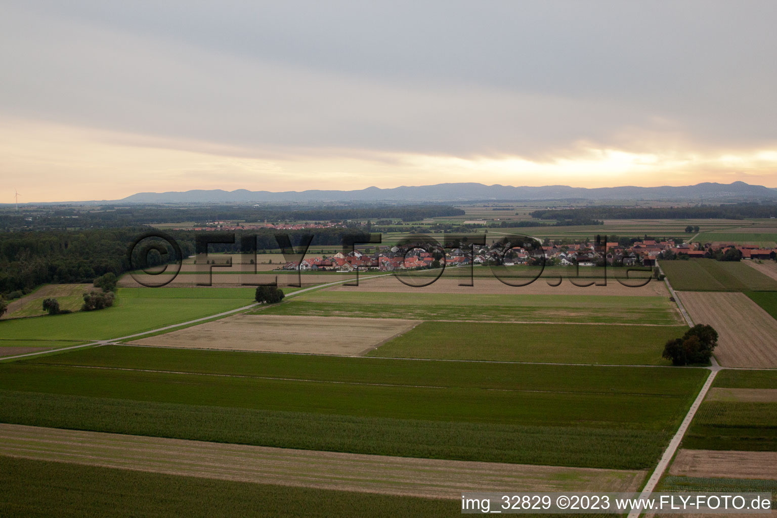 Photographie aérienne de Quartier Hayna in Herxheim bei Landau/Pfalz dans le département Rhénanie-Palatinat, Allemagne