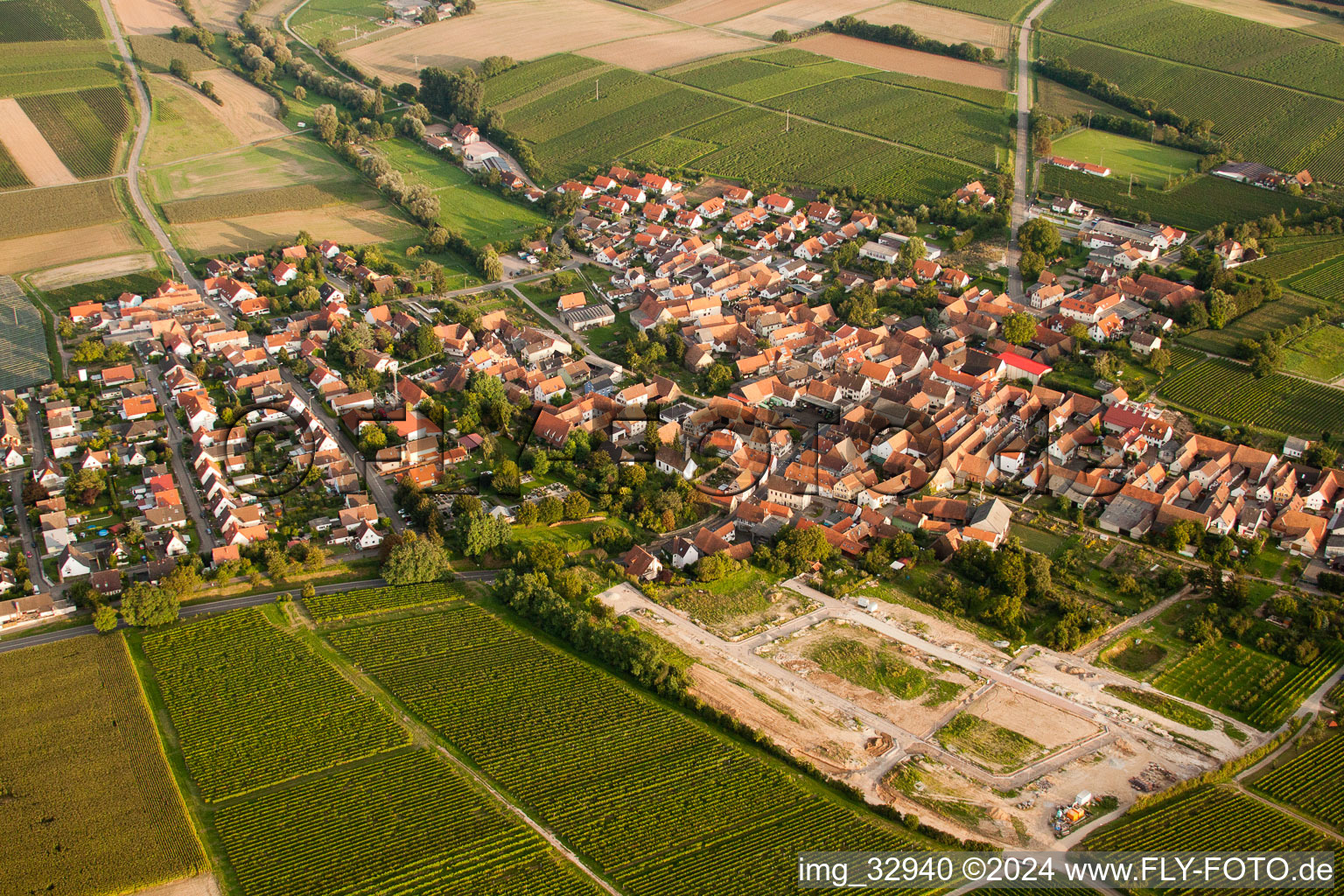 Image drone de Impflingen dans le département Rhénanie-Palatinat, Allemagne