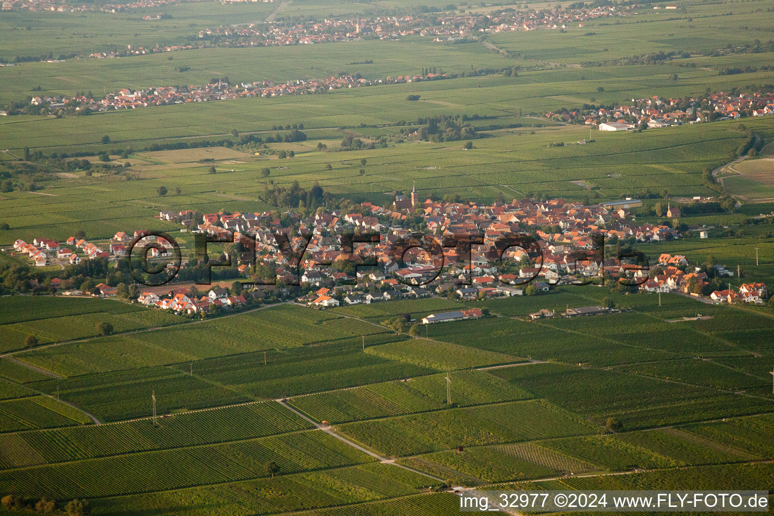 Quartier Nußdorf in Landau in der Pfalz dans le département Rhénanie-Palatinat, Allemagne vu d'un drone