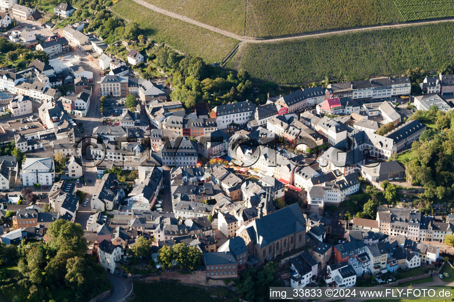 Photographie aérienne de Saarburg dans le département Rhénanie-Palatinat, Allemagne