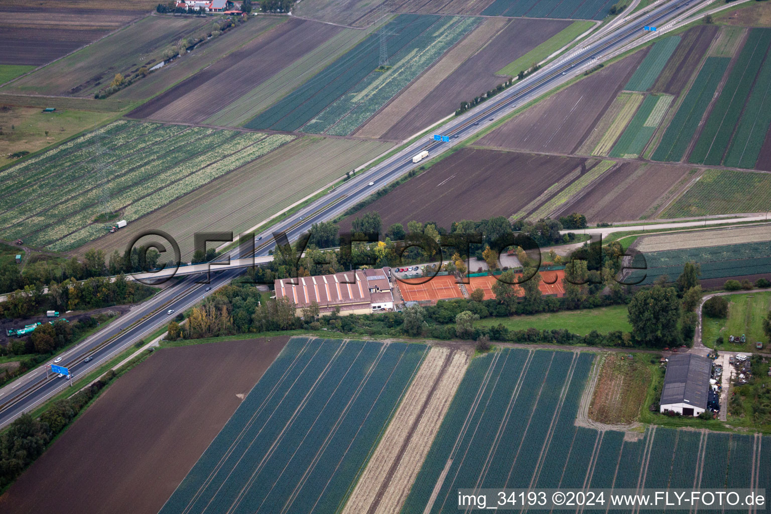 Photographie aérienne de Quartier Ruchheim in Ludwigshafen am Rhein dans le département Rhénanie-Palatinat, Allemagne