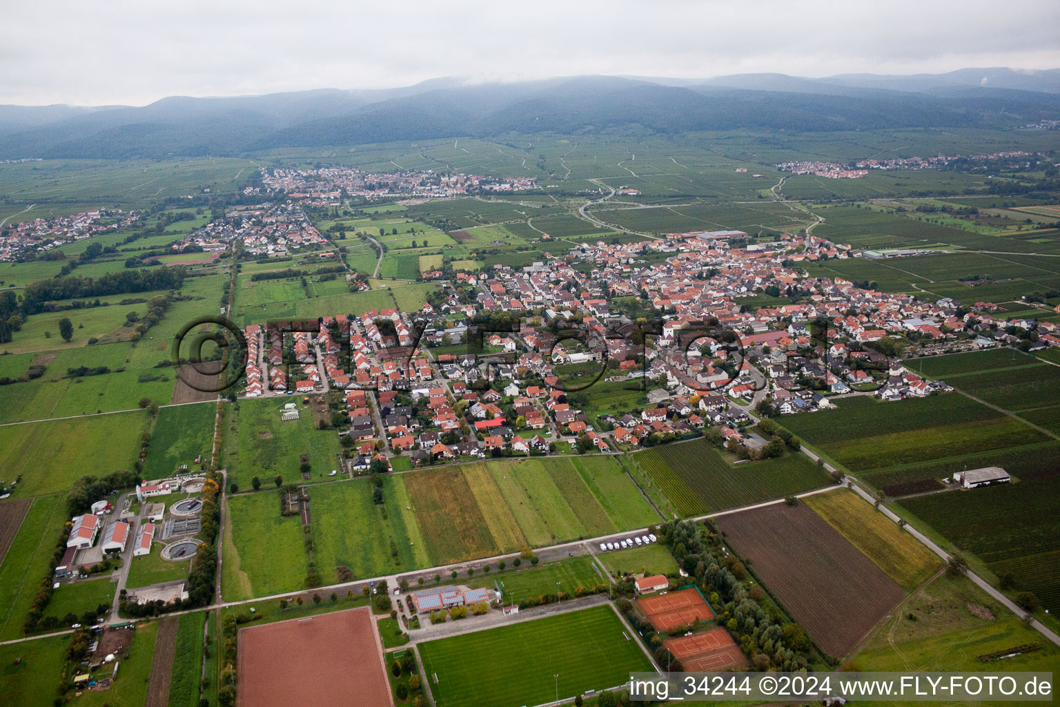 Image drone de Meckenheim dans le département Rhénanie-Palatinat, Allemagne