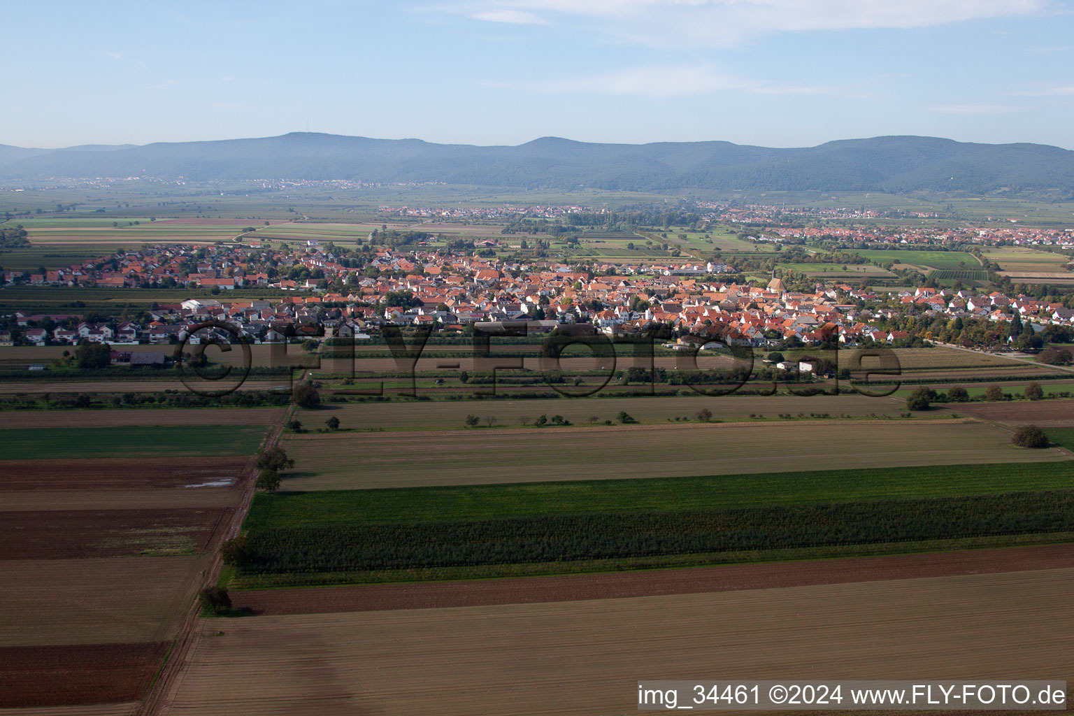 Vue aérienne de De l'est à Meckenheim dans le département Rhénanie-Palatinat, Allemagne