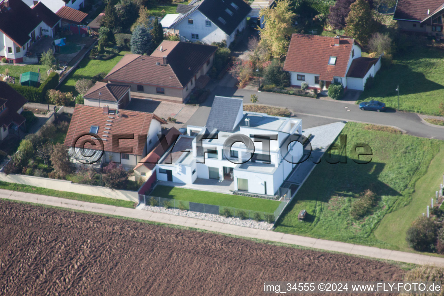 Image drone de Quartier Billigheim in Billigheim-Ingenheim dans le département Rhénanie-Palatinat, Allemagne