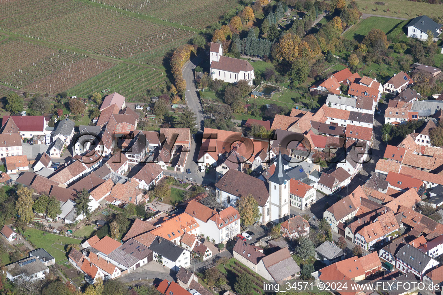 Quartier Mörzheim in Landau in der Pfalz dans le département Rhénanie-Palatinat, Allemagne d'en haut