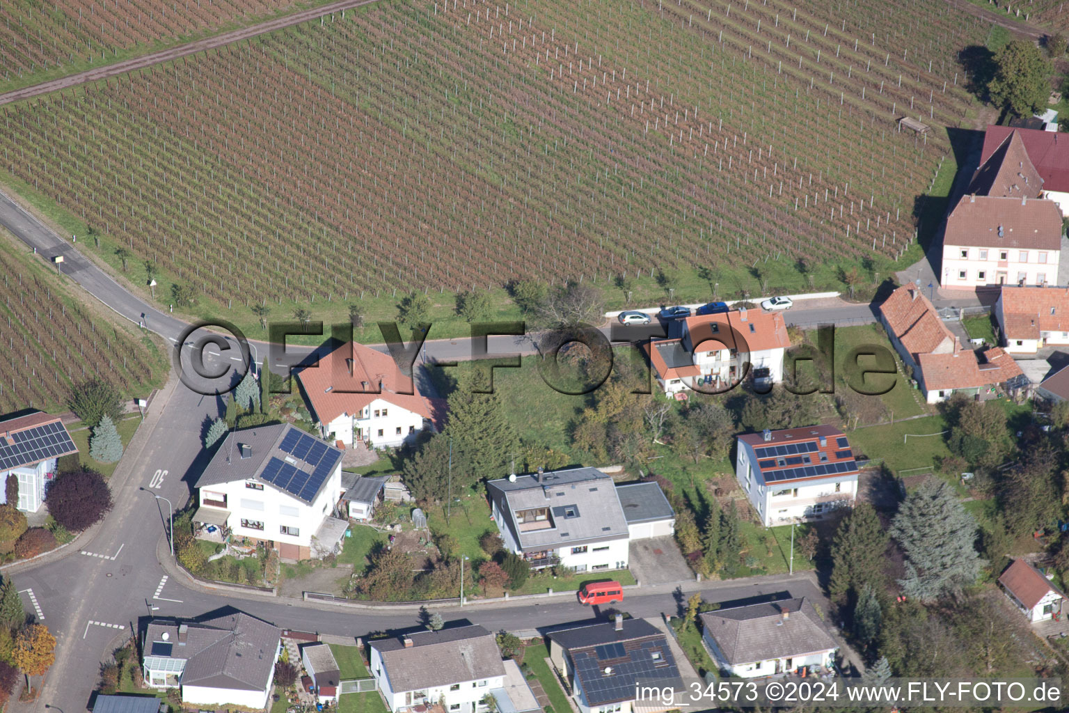 Quartier Mörzheim in Landau in der Pfalz dans le département Rhénanie-Palatinat, Allemagne vue d'en haut