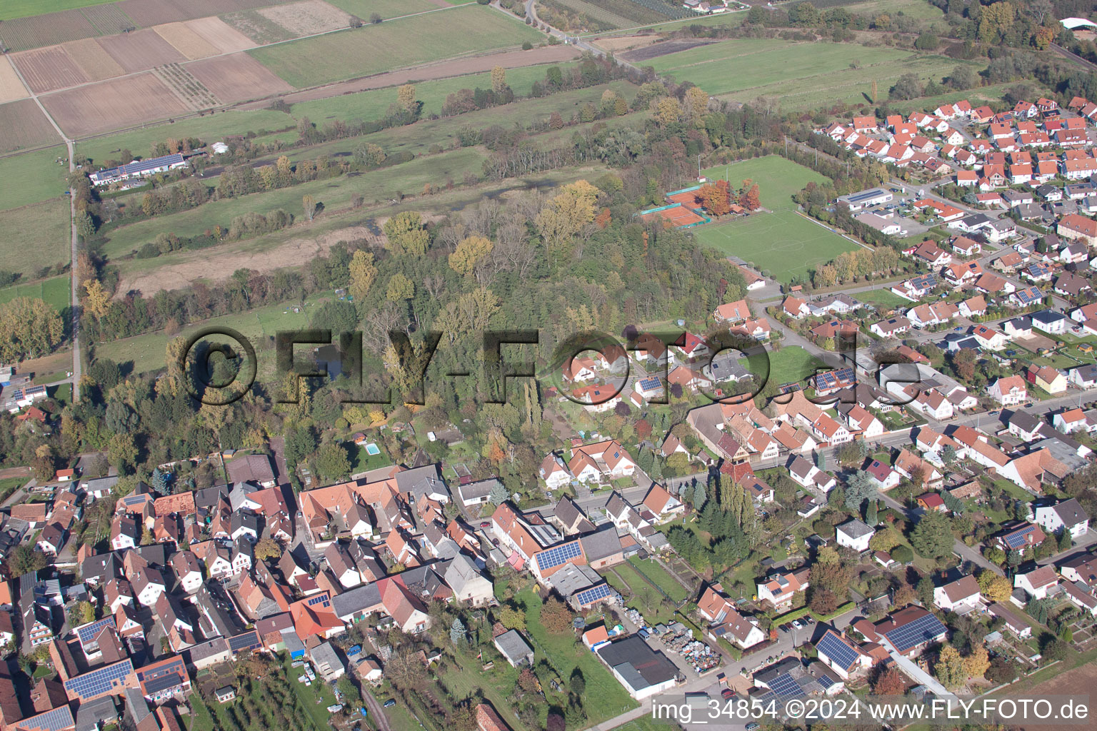 Winden dans le département Rhénanie-Palatinat, Allemagne vue du ciel