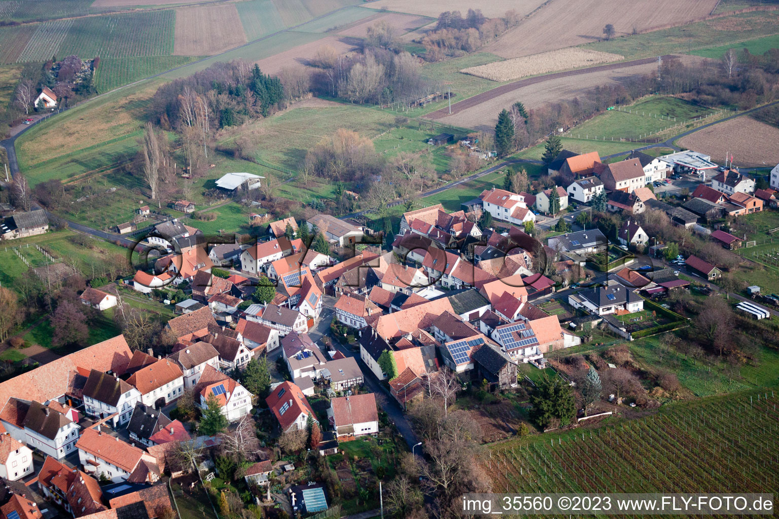 Image drone de Oberhausen dans le département Rhénanie-Palatinat, Allemagne