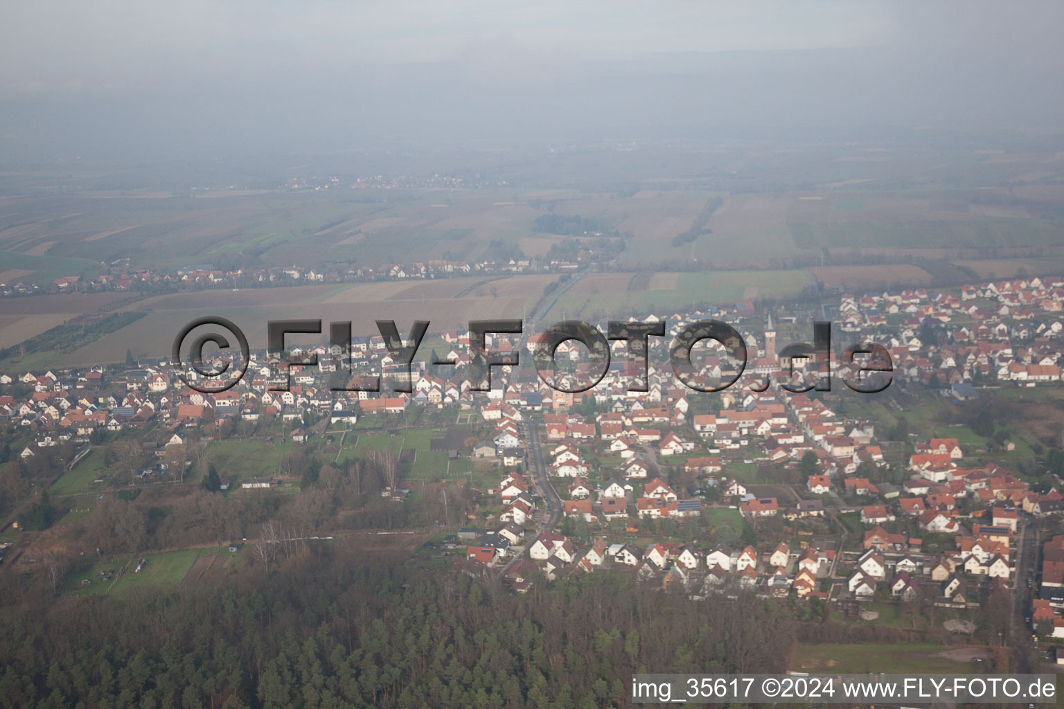 Photographie aérienne de Quartier Schaidt in Wörth am Rhein dans le département Rhénanie-Palatinat, Allemagne