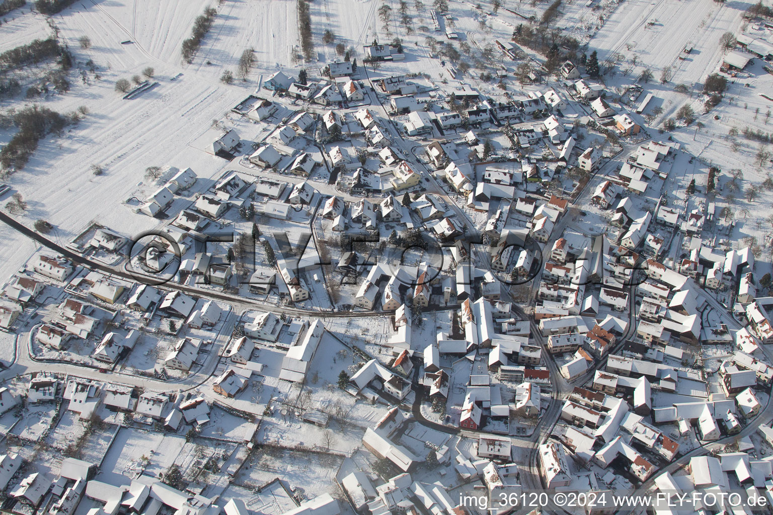 Quartier Büchelberg in Wörth am Rhein dans le département Rhénanie-Palatinat, Allemagne vue d'en haut