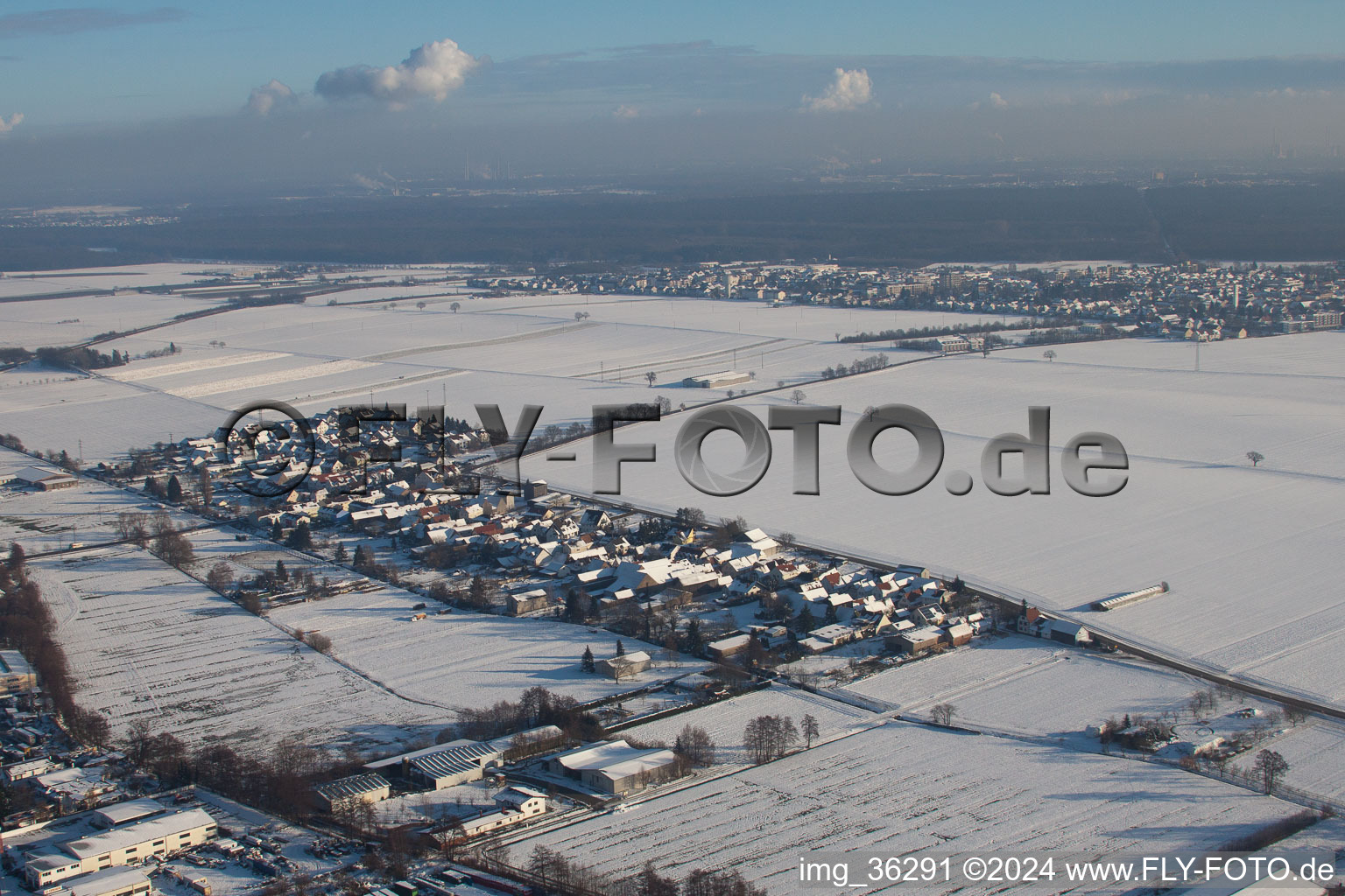 Photographie aérienne de Quartier Minderslachen in Kandel dans le département Rhénanie-Palatinat, Allemagne