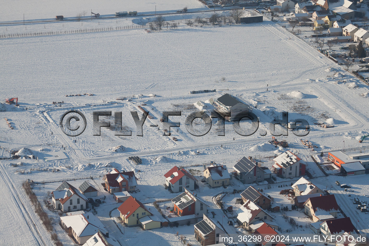 Image drone de Steinweiler dans le département Rhénanie-Palatinat, Allemagne