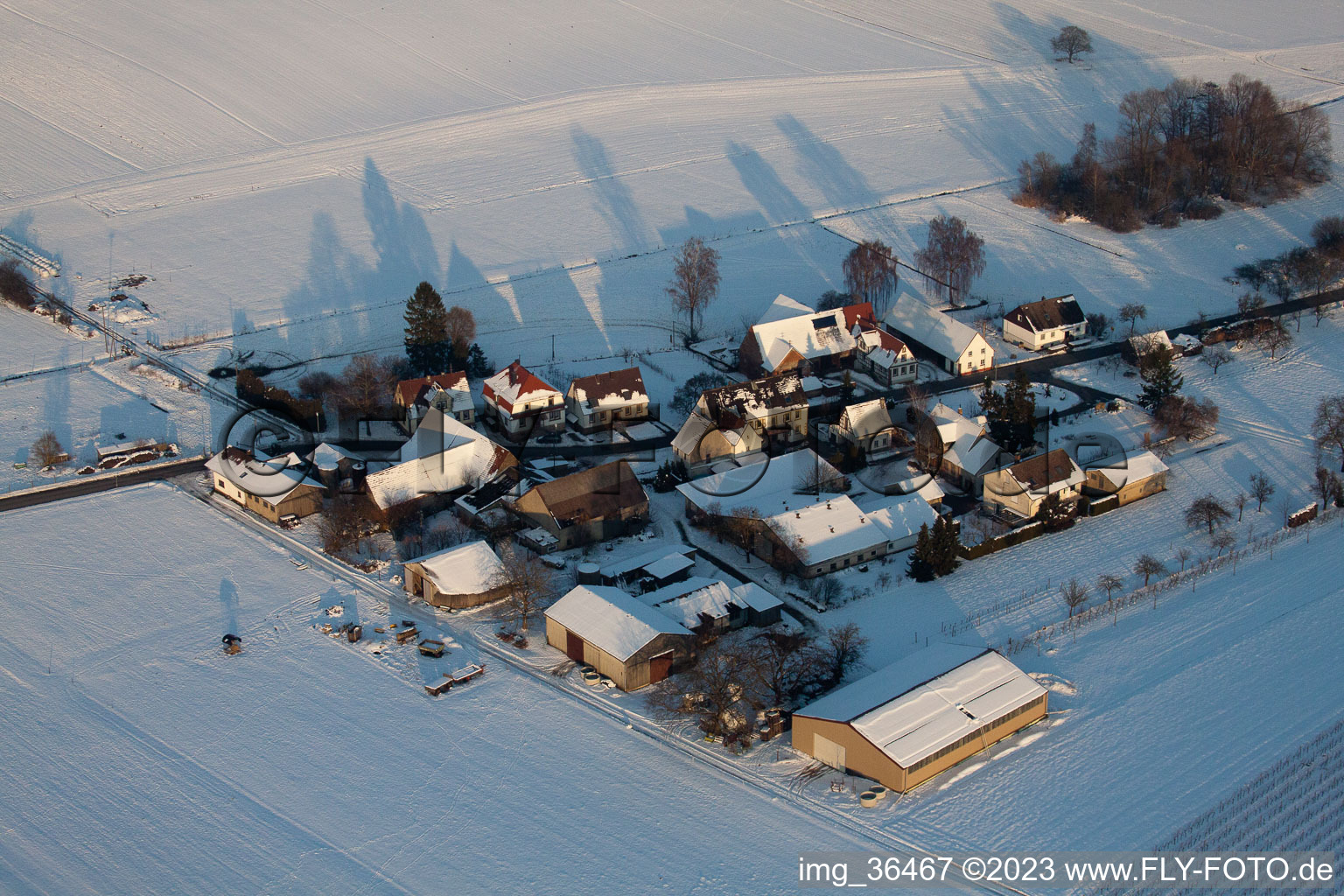 Enregistrement par drone de Deutschhof dans le département Rhénanie-Palatinat, Allemagne