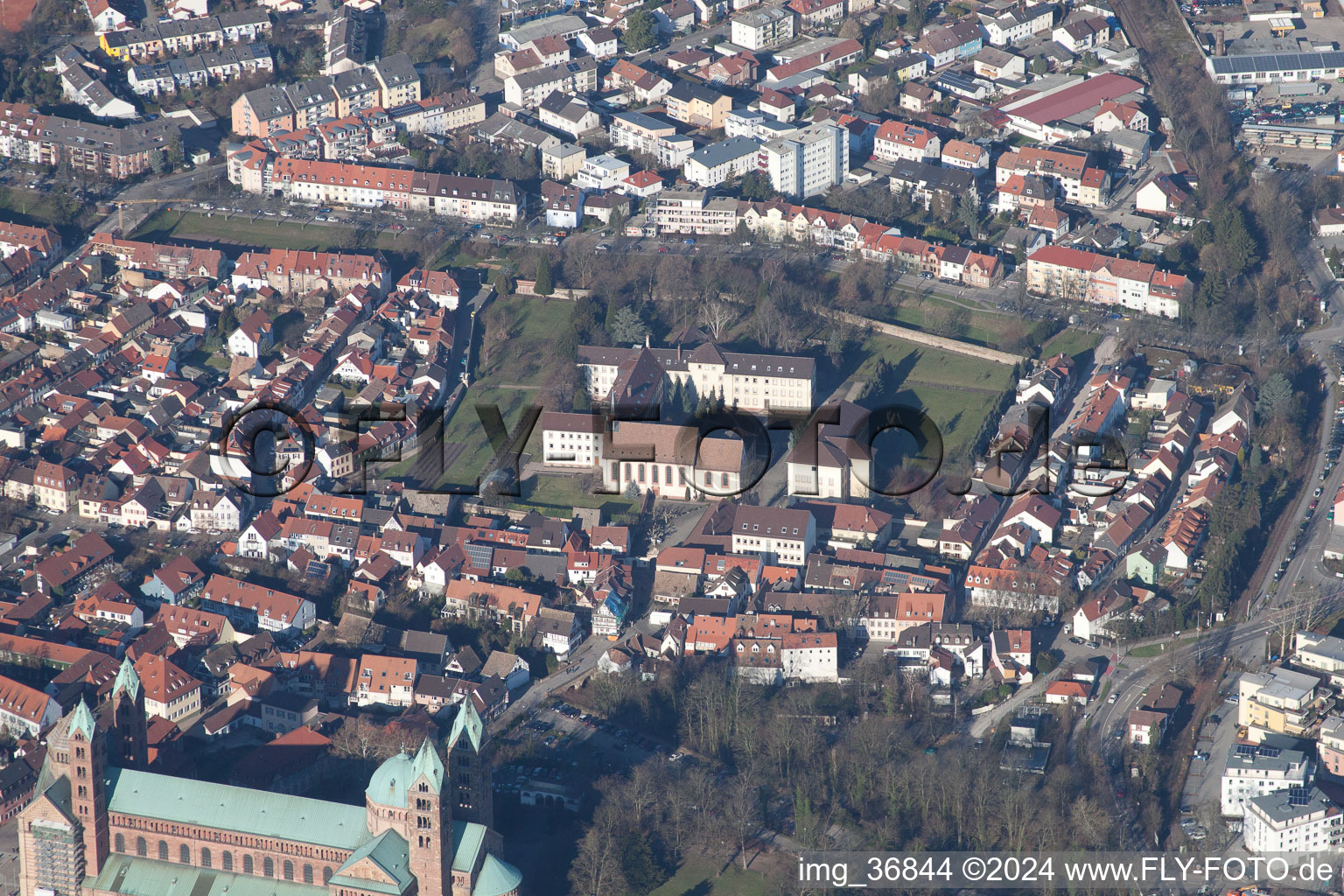 Speyer dans le département Rhénanie-Palatinat, Allemagne d'en haut