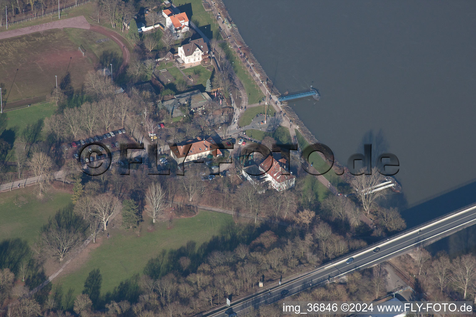 Speyer dans le département Rhénanie-Palatinat, Allemagne d'en haut