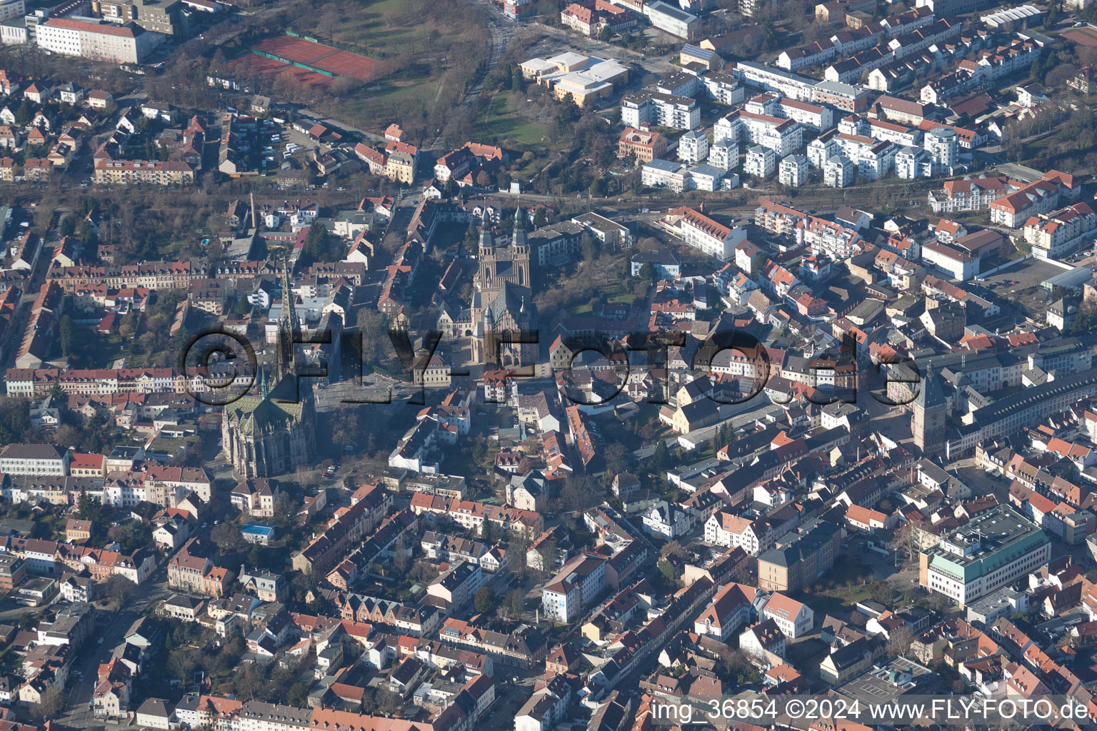 Image drone de Speyer dans le département Rhénanie-Palatinat, Allemagne