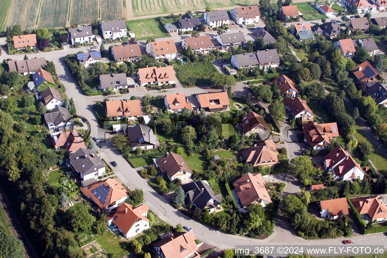 Bague château à Kandel dans le département Rhénanie-Palatinat, Allemagne vue d'en haut