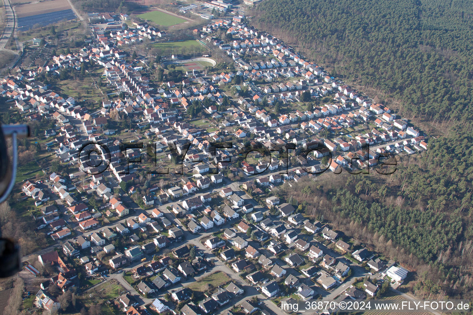 Image drone de Dudenhofen dans le département Rhénanie-Palatinat, Allemagne