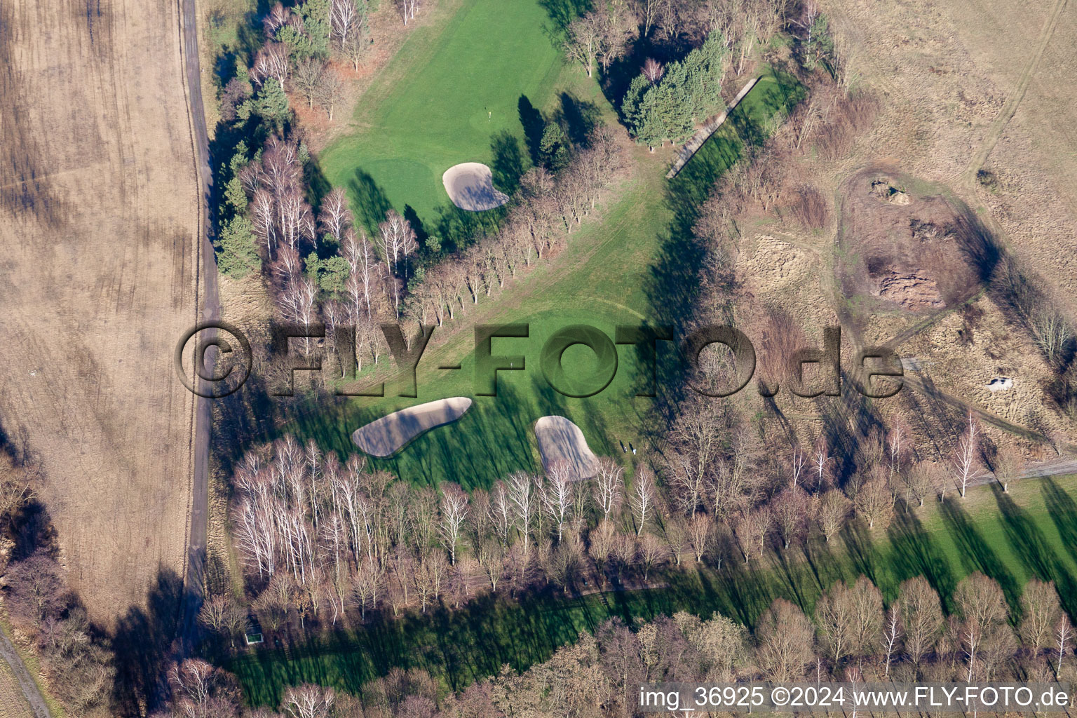 Vue oblique de Club de golf Pfalz Neustadt ad Weinstraße eV à le quartier Geinsheim in Neustadt an der Weinstraße dans le département Rhénanie-Palatinat, Allemagne