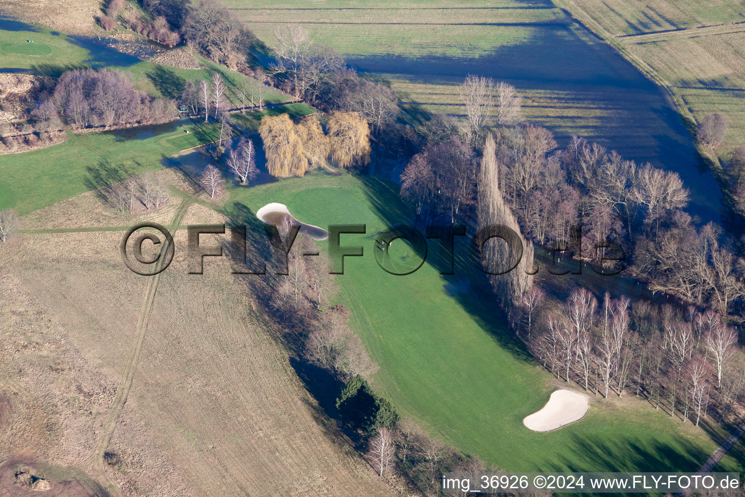 Club de golf Pfalz Neustadt ad Weinstraße eV à le quartier Geinsheim in Neustadt an der Weinstraße dans le département Rhénanie-Palatinat, Allemagne d'en haut