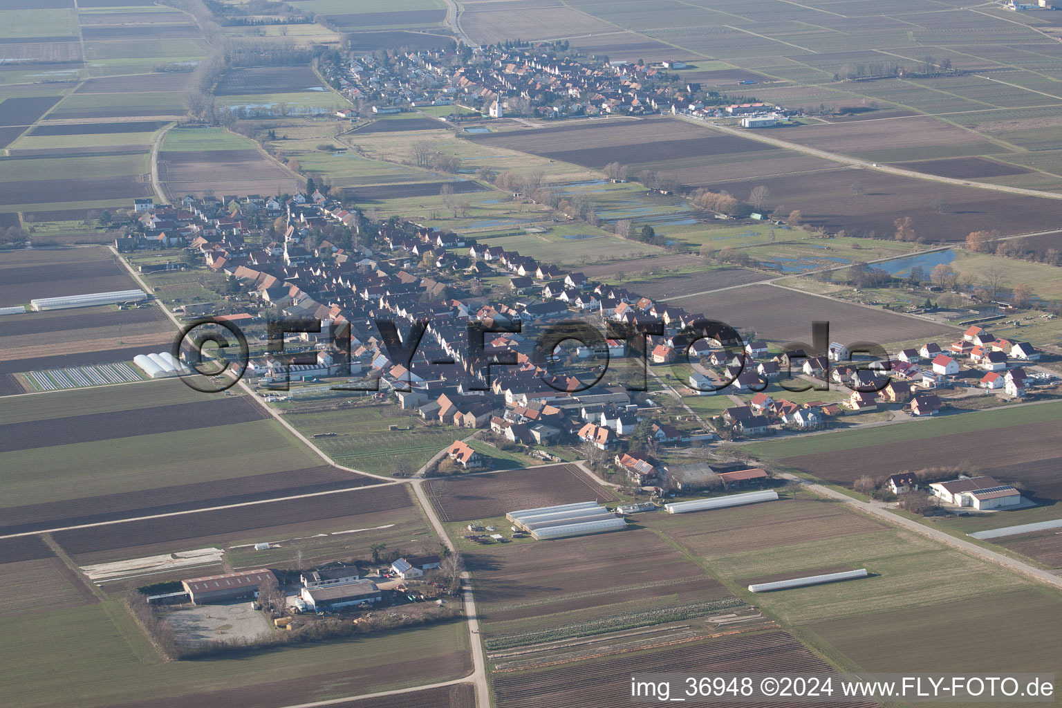 Enregistrement par drone de Böbingen dans le département Rhénanie-Palatinat, Allemagne