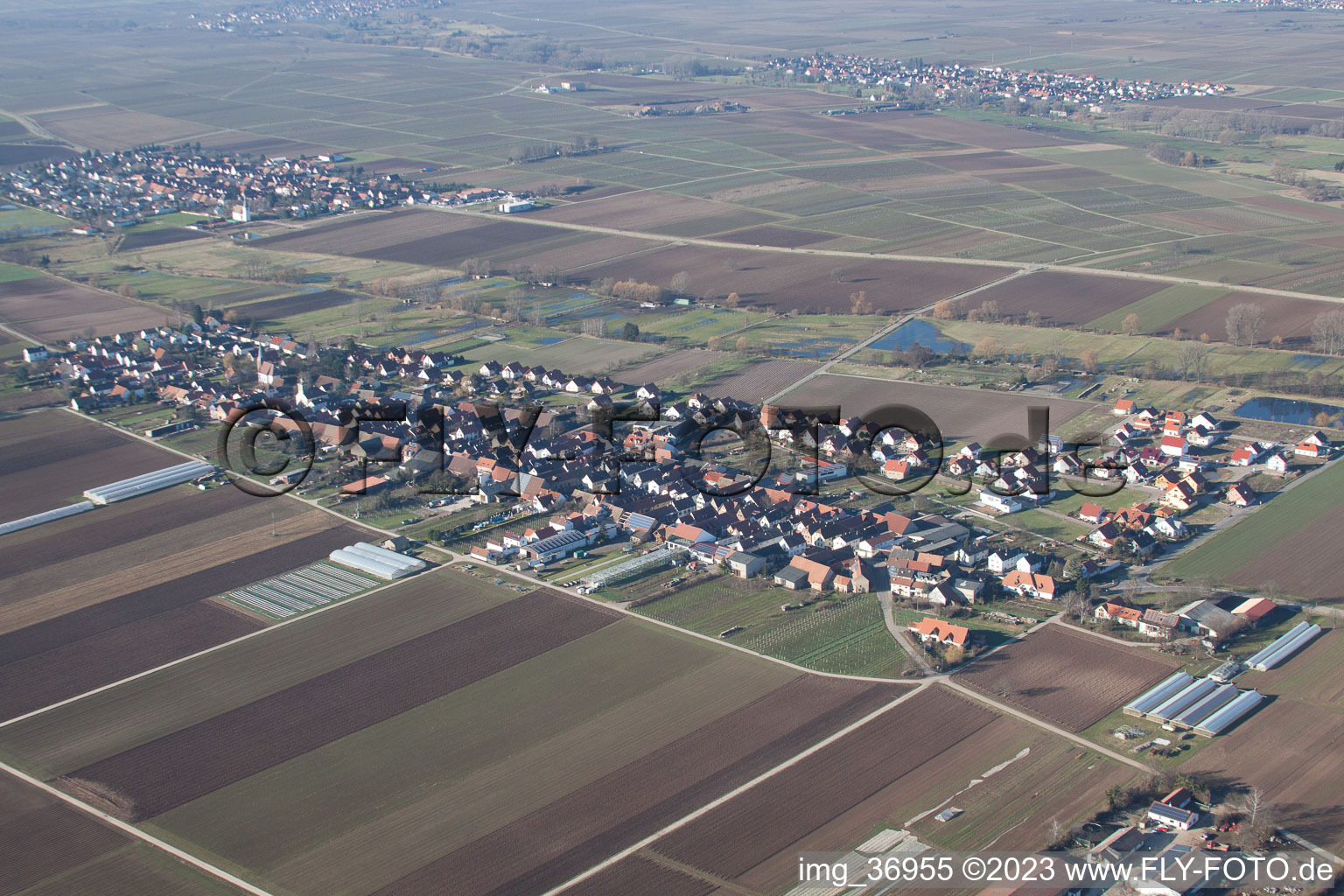 Image drone de Böbingen dans le département Rhénanie-Palatinat, Allemagne