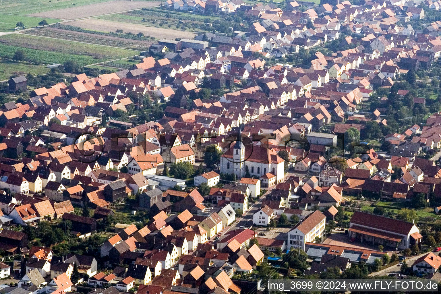 Hatzenbühl dans le département Rhénanie-Palatinat, Allemagne vue d'en haut