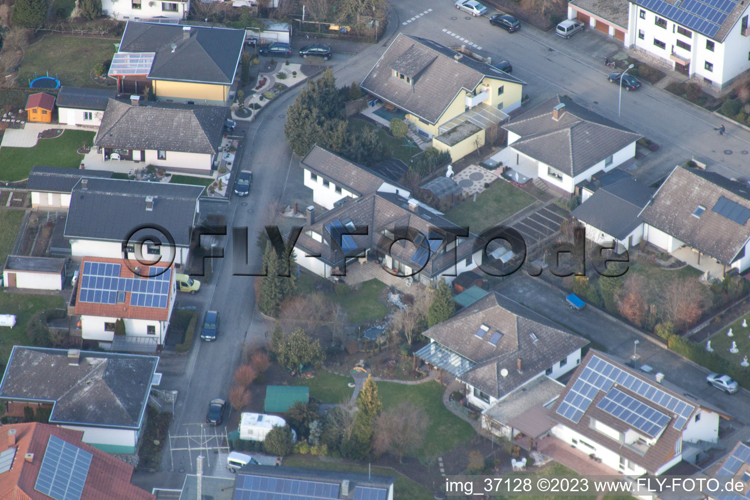 Photographie aérienne de Logiciel à le quartier Herxheim in Herxheim bei Landau dans le département Rhénanie-Palatinat, Allemagne