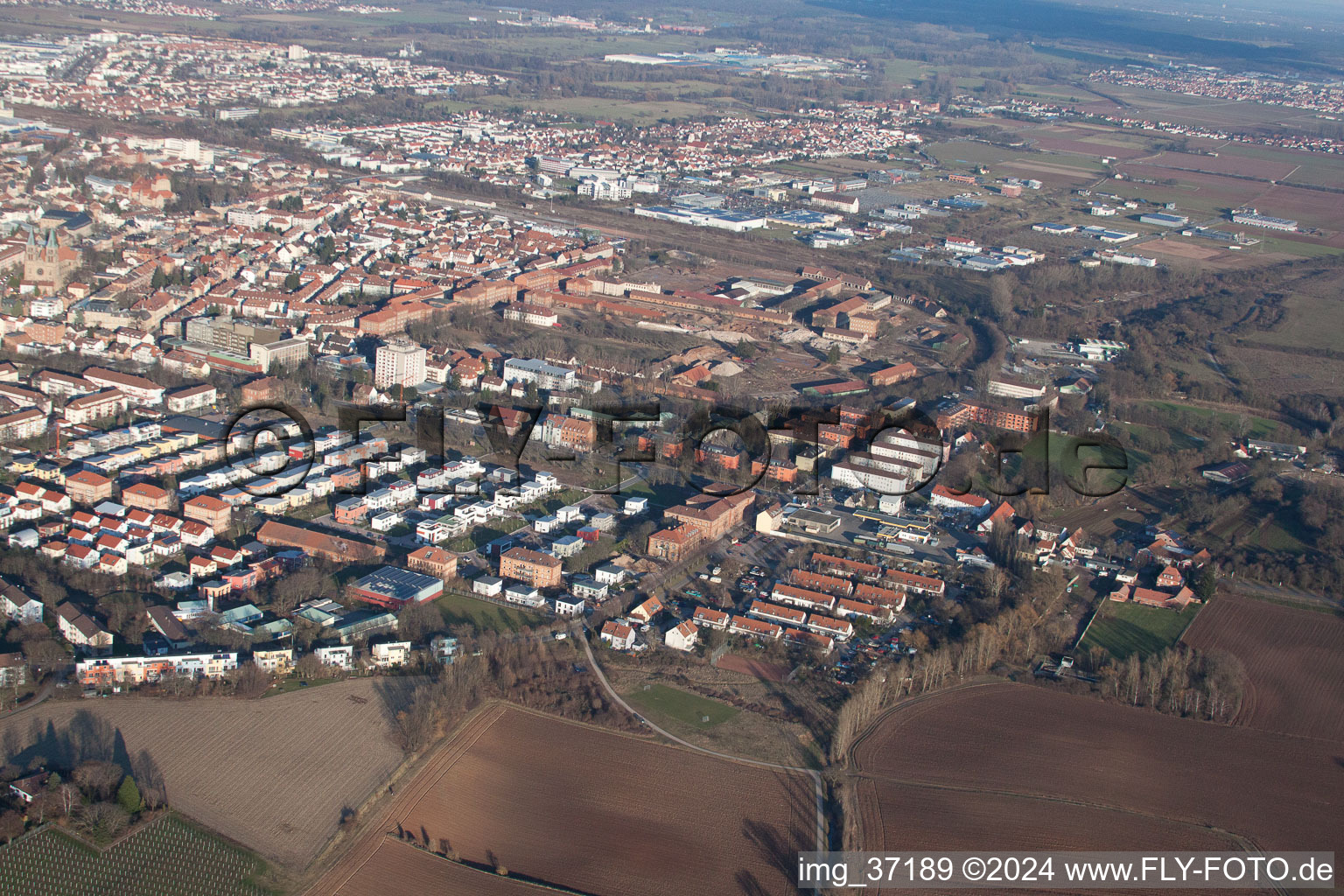 Photographie aérienne de Landau in der Pfalz dans le département Rhénanie-Palatinat, Allemagne