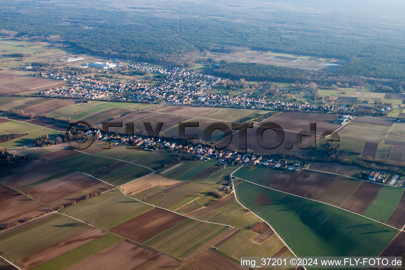 Vollmersweiler dans le département Rhénanie-Palatinat, Allemagne d'en haut