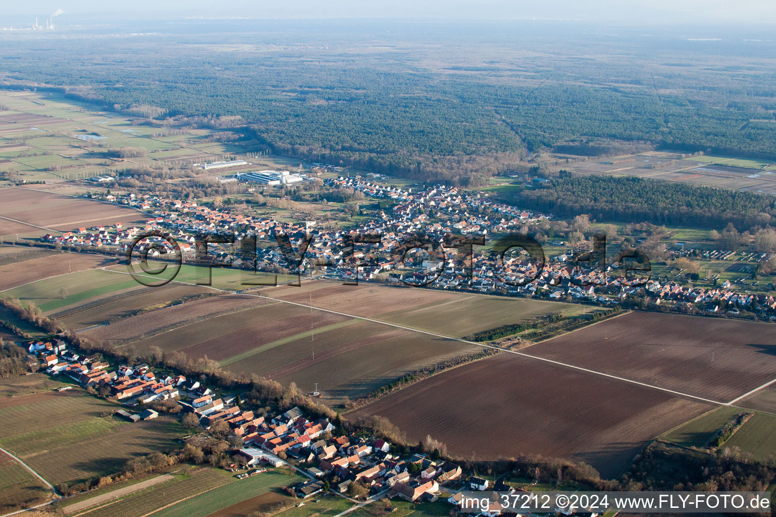 Vollmersweiler dans le département Rhénanie-Palatinat, Allemagne vue d'en haut