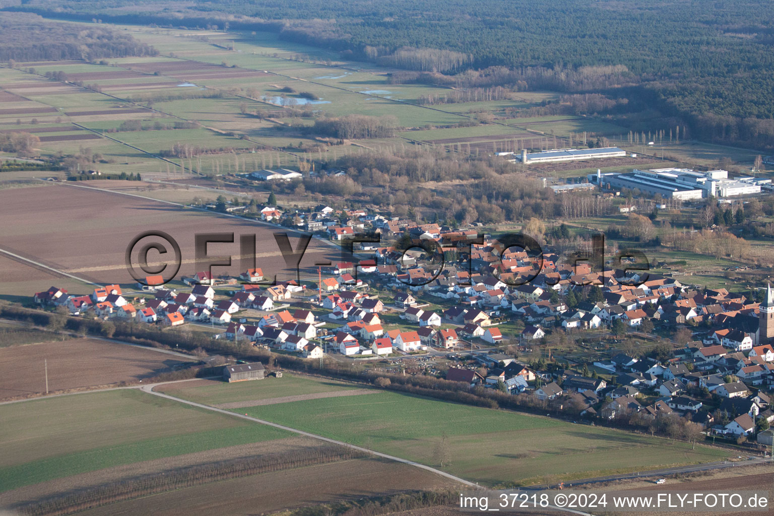 Photographie aérienne de Nouvelle zone de développement NE à le quartier Schaidt in Wörth am Rhein dans le département Rhénanie-Palatinat, Allemagne